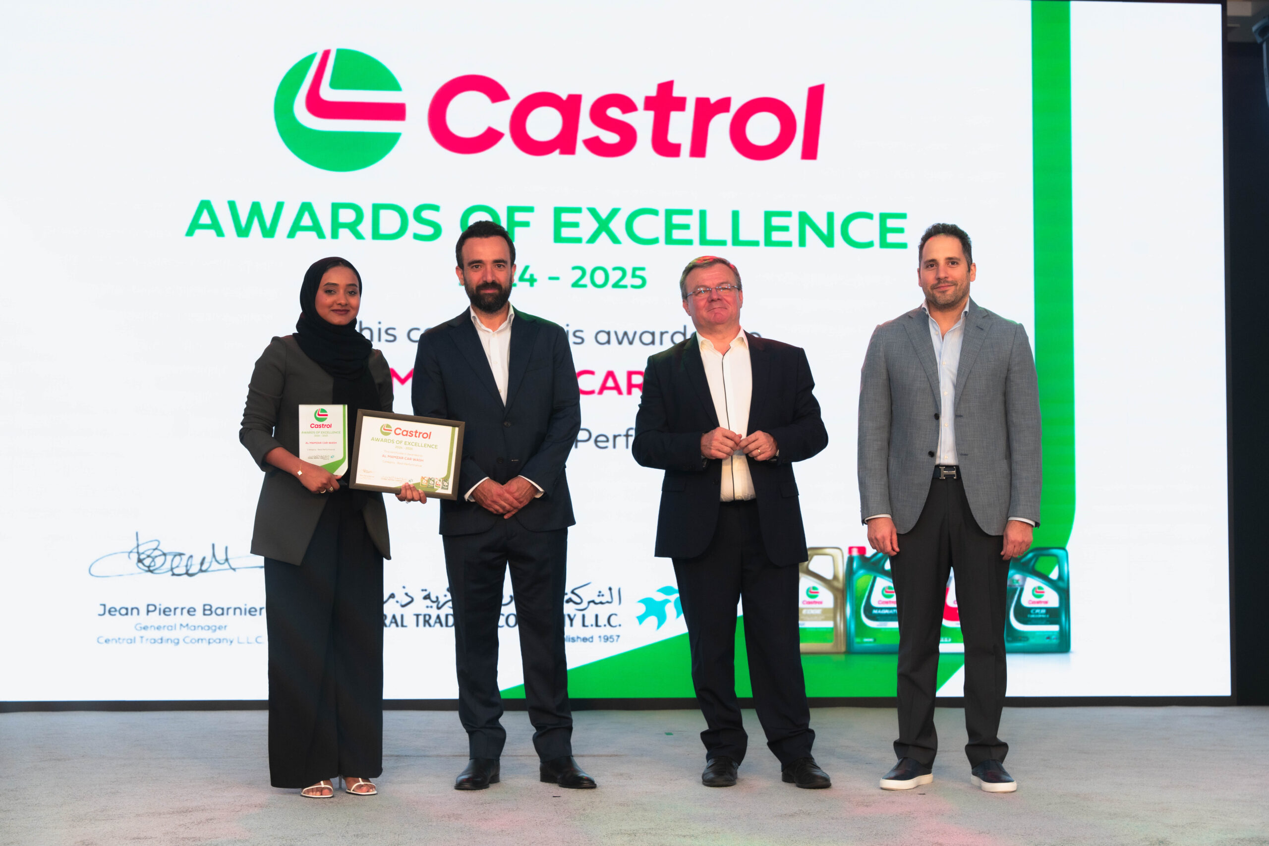 Castrol Awards Of Excellence - Central Trading Company LLC